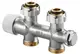 OVENTROP-Anschlussarmatur-Multiblock-T-Durchgang-Zweirohr-G-3-4-UeM-x-G-3-4-Eurokonus-1184013 gallery number 1